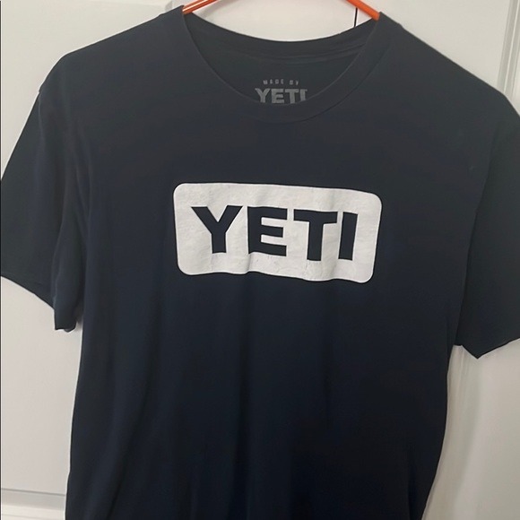 Mens Yeti T-Shirt, Navy Blue - Picture 1 of 1